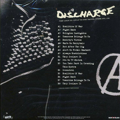 Discharge - First London Gig, Live At The Music Machine, October 20th, 1980 (LP) - PureSound Records