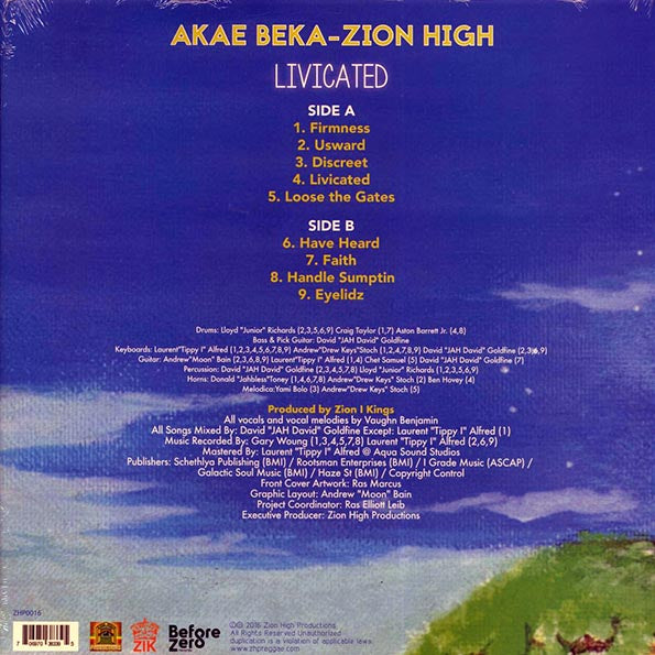 Akae Beka (Vaughn Benjamin/Midnite) - Livicated (LP) - PureSound Records