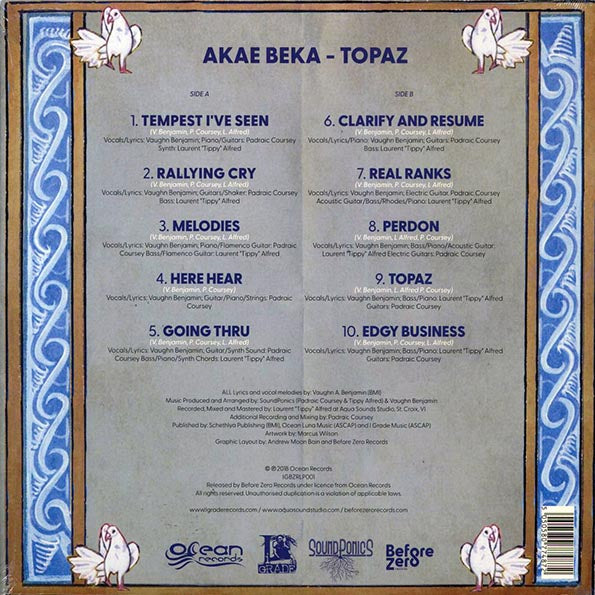 Akae Beka (Vaughn Benjamin/Midnite) - Topaz (LP) - PureSound Records