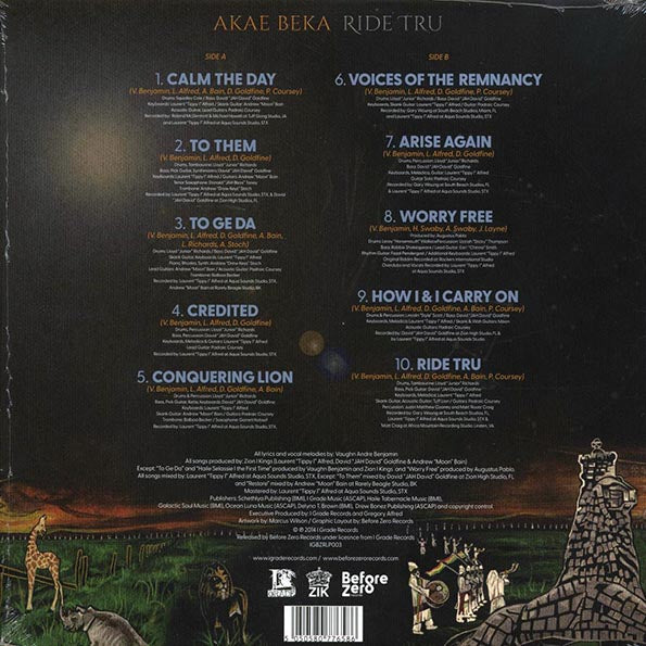 Akae Beka (Vaughn Benjamin/Midnite) - Ride Tru (LP) - PureSound Records