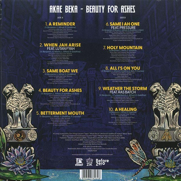Akae Beka (Vaughn Benjamin/Midnite) - Beauty For Ashes (LP) - PureSound Records