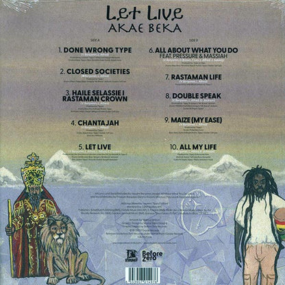 Akae Beka (Vaughn Benjamin/Midnite) - Let Live (LP) - PureSound Records