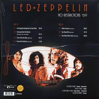 Led Zeppelin - No Restrictions '69: Playhouse Theatre, London (LP) - PureSound Records