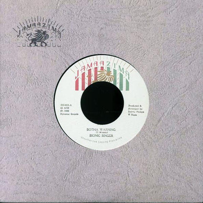 Bionic Singer - Botha Warning  /  Jamaazima All Star - Version (7")