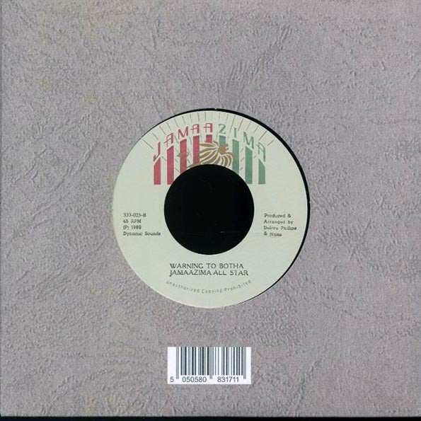 Bionic Singer - Botha Warning  /  Jamaazima All Star - Version (7")