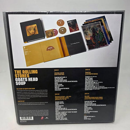 The Rolling Stones - Goats Head Soup: Super Deluxe Edition (3xCD) (incl. large booklet) (incl. large book) (LP-size box set) (CD)