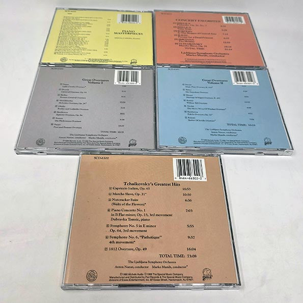 Ljubljana Symphony Orchestra - The Great Classics (5xCD) (CD)