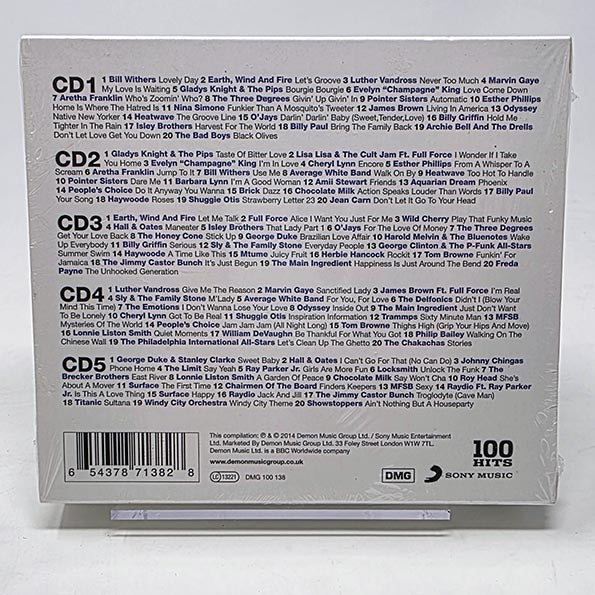 Bill Withers, Billy Paul, Chocolate Milk, Shggie Otis, Average White Band, Etc. - 100 Hits Funk (100 tracks) (5xCD) (CD)