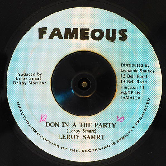 Leroy Smart - Don In A The Party  /  Version (7")