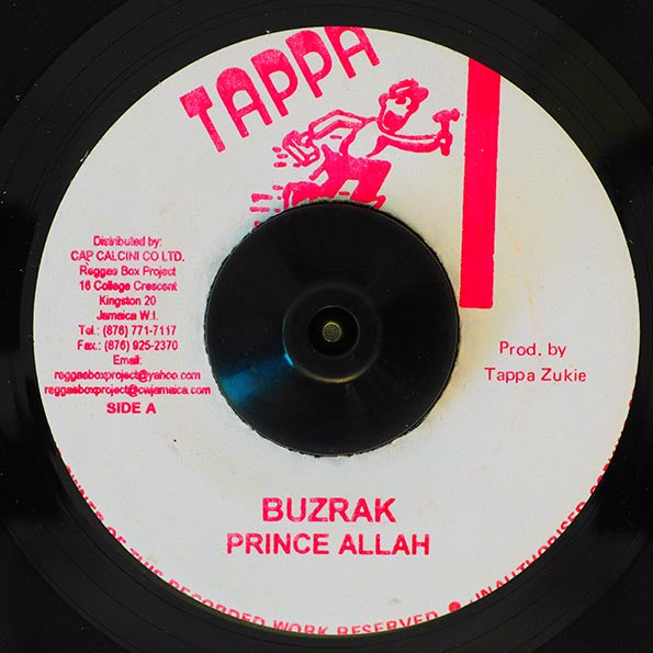 Prince Alla - Buzrak (Rastaman Come From Bosrah)  /  Prince Alla - Slave Master (7")