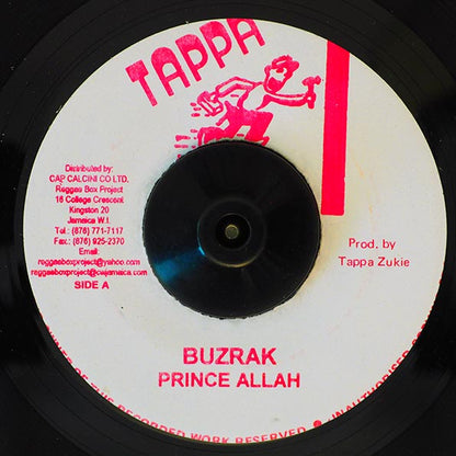 Prince Alla - Buzrak (Rastaman Come From Bosrah)  /  Prince Alla - Slave Master (7")