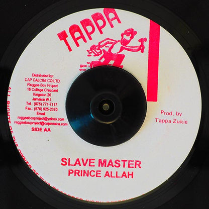 Prince Alla - Buzrak (Rastaman Come From Bosrah)  /  Prince Alla - Slave Master (7")