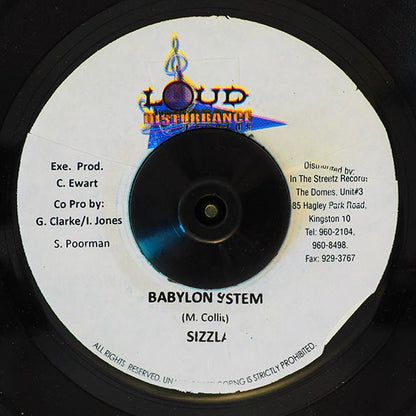 Sizzla - Babylon System  /  Version (7")