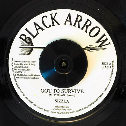 Sizzla - Got To Survive  /  Mafia & Fluxy - Version (7")