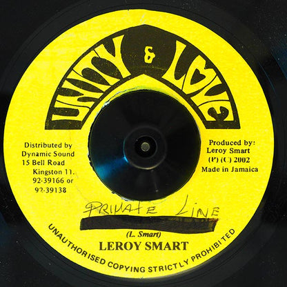 Leroy Smart - Private Line  /  Version (7")