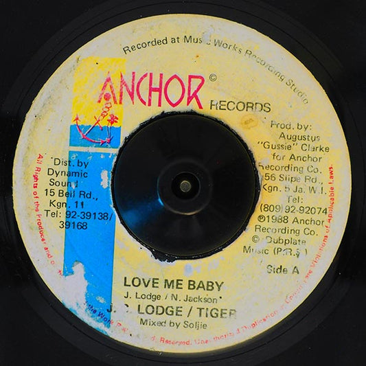 JC Lodge, Tiger - Love Me Baby  /  Version (7")