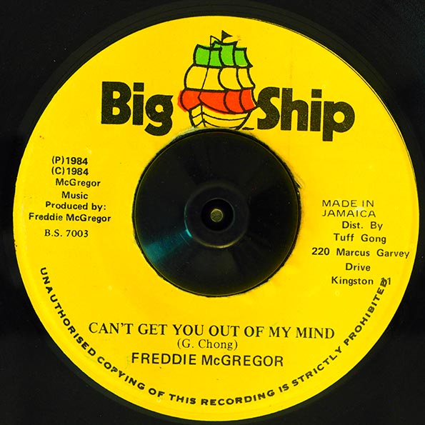 Freddie McGregor - Can't Get You Out Of My Mind  /  Studio One Band - Version (7")