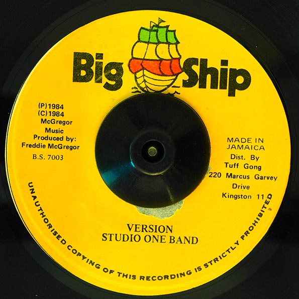 Freddie McGregor - Can't Get You Out Of My Mind  /  Studio One Band - Version (7")