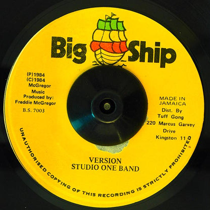Freddie McGregor - Can't Get You Out Of My Mind  /  Studio One Band - Version (7")