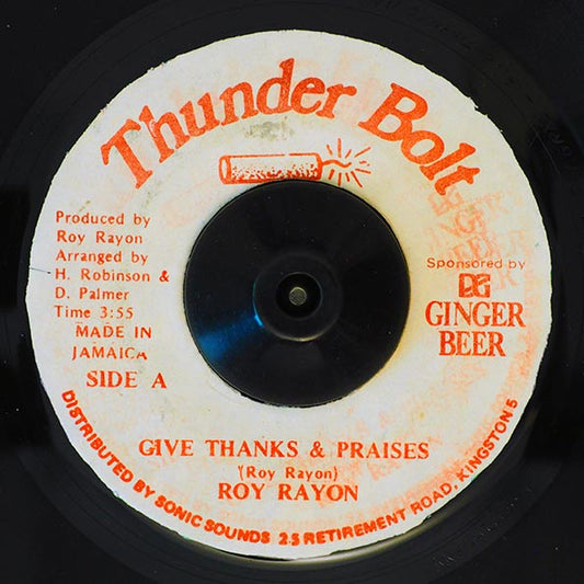 Roy Rayon - Give Thanks & Praises  /  Version (7")