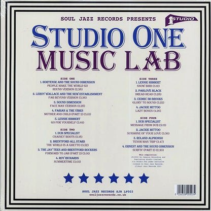 Sound Dimension, Jackie Mittoo, Lennie Hibbert, Cedric Brooks, Etc. - Studio One Music Lab (LP)