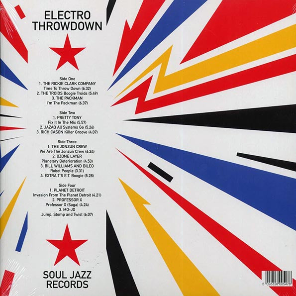 Various - Electro Throwdown: Sci-Fi Inter-Planetary Electro Attack On Planet Earth 1982-89 (LP)