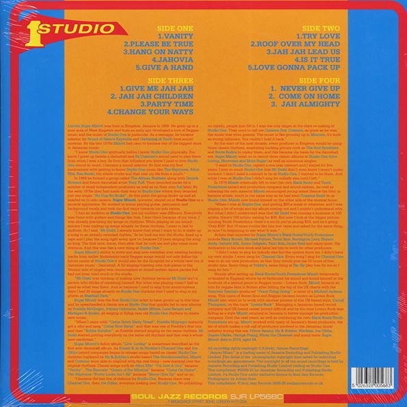 Sugar Minott - Sugar Minott At Studio One (20th Anniv. Ed.) (ltd. ed.) (2xLP) (LP)