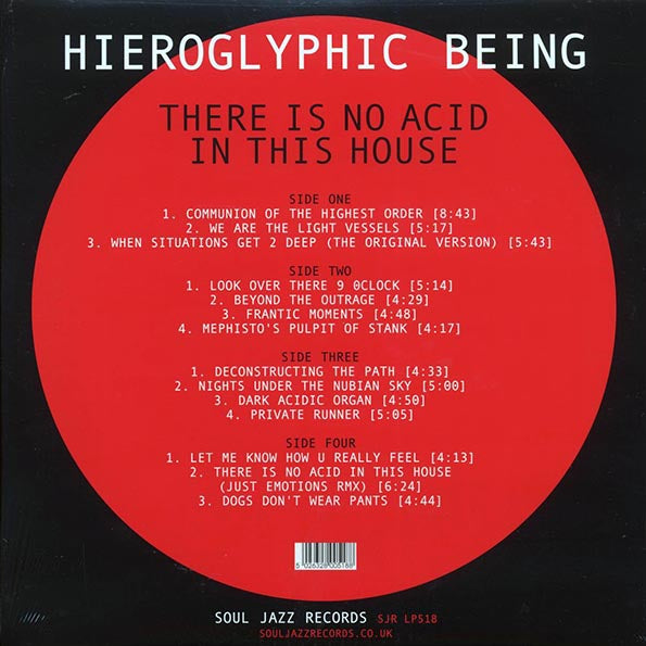 Hieroglyphic Being - There Is No Acid In This House (LP) - PureSound Records
