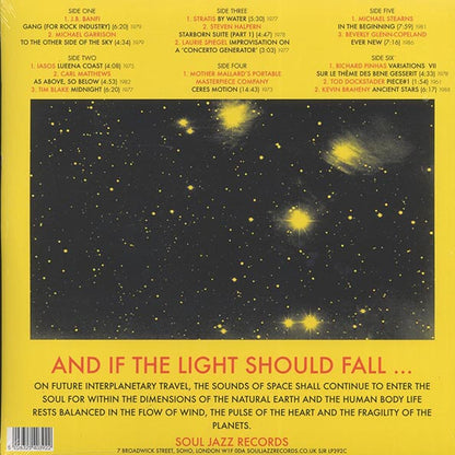 Various - Space, Energy & Light: Experimental Electronic And Acoustic Soundscapes 1961-88 (3xLP) (LP)