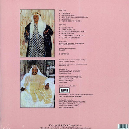 Alhaji Chief Prof. Kollington Ayinla & His Fuji '78 Organisation - Blessing (LP) - PureSound Records