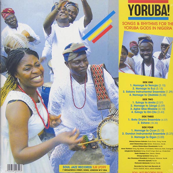 Konkere Beats - Yoruba! Songs & Rhythms For The Yoruba Gods In Nigeria (2xLP) (LP) - PureSound Records