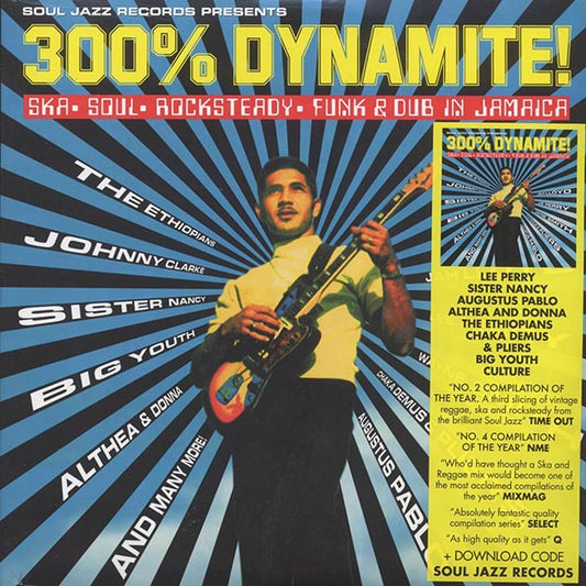 The Ethiopians, Sister Nancy, Althea & DOnna, Lee Perry, Culture, Etc. - 300% Dynamite!: Ska, Soul, Rocksteady, Funk & Dub In Jamaica (LP)