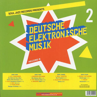 Various - Deutsche Elektronische Musik 2 Record B: Experimental German Rock And Electronic Musik 1971-83 (LP)
