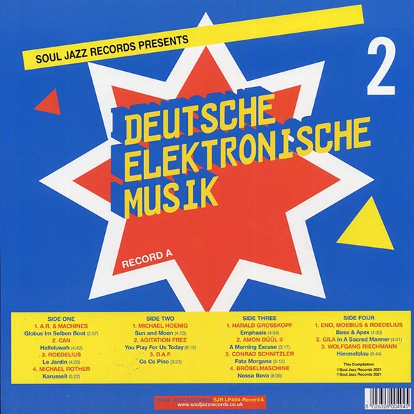 Various - Deutsche Elektronische Musik 2, Record A: Experimental German Rock And Electronic Musik 1971-83 (LP)