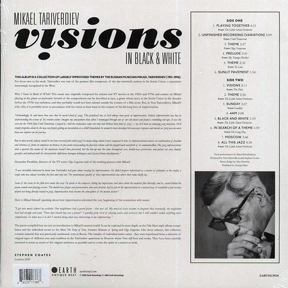 Mikael Tariverdiev - Visions In Black & White (ltd. ed.) (white vinyl) (LP) - PureSound Records