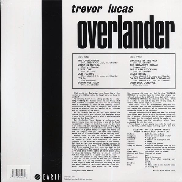 Trevor Lucas - Overlander (RSD 2022) (LP)