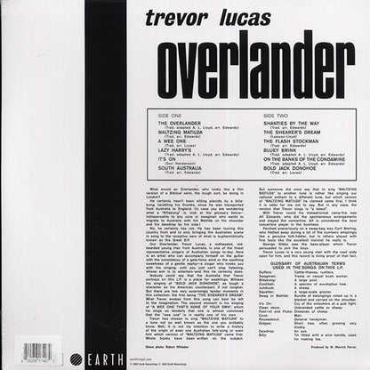 Trevor Lucas - Overlander (RSD 2022) (LP)