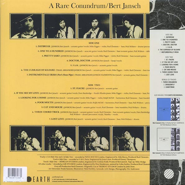 Bert Jansch - A Rare Conundrum (RSD 2017) (ltd. ed.) (LP) - PureSound Records