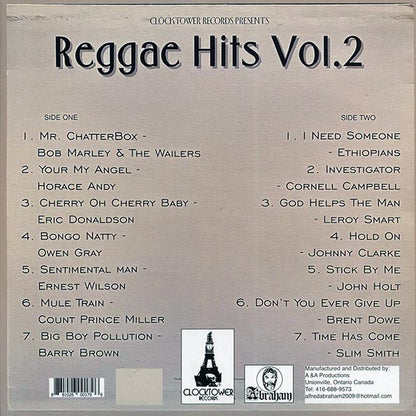 Bob Marley, Horace Andy, John Holt, The Ethiopians, Barry Brown, Etc. - Clocktower Records Presents Reggae Hits Volume 2 (LP) - PureSound Records