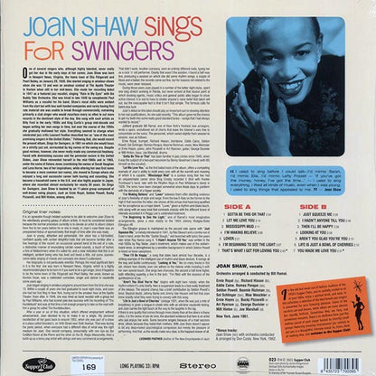 Joan Shaw - Sings For Swingers (+2 bonus tracks) (ltd. ed.) (LP) - PureSound Records