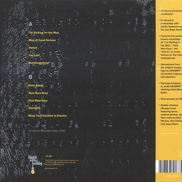 Lou Reed - Words & Music, May 1965 (silver metallic vinyl) (LP) - PureSound Records