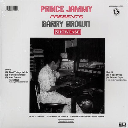 Barry Brown - Prince Jammy Presents Barry Brown Showcase (LP) - PureSound Records