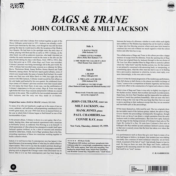 John Coltrane, Milt Jackson - Bags & Trane (+bonus track) (ltd. ed.) (180g) (LP) - PureSound Records