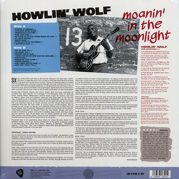 Howlin' Wolf - Moanin' In The Moonlight (+6 bonus tracks) (ltd. ed.) (LP) - PureSound Records