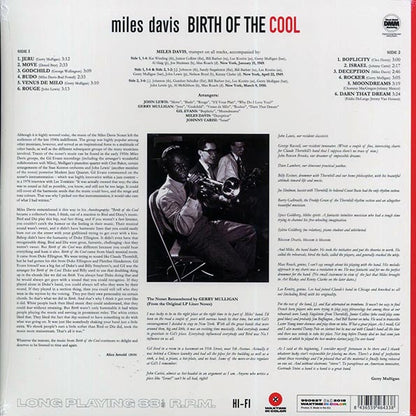 Miles Davis - Birth Of The Cool (ltd. ed.) (180g) (LP) - PureSound Records