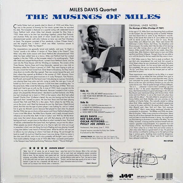 Miles Davis Quartet - The Musings Of Miles (+bonus track) (ltd. ed.) (LP) - PureSound Records