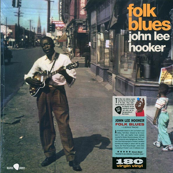 John Lee Hooker - Folk Blues (+5 bonus tracks) (ltd. ed.) (LP) - PureSound Records
