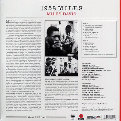 Miles Davis - 1958 Miles (+2 bonus tracks) (ltd. ed.) (180g) (LP) - PureSound Records