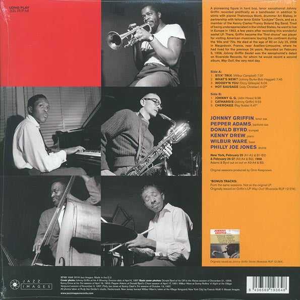 Johnny Griffin Sextet - Johnny Griffin Sextet (+2 bonus tracks) (ltd. ed.) (LP) - PureSound Records