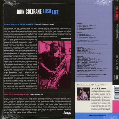 John Coltrane - Lush Life (+2 bonus tracks) (ltd. ed.) (180g) (LP) - PureSound Records